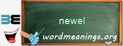 WordMeaning blackboard for newel